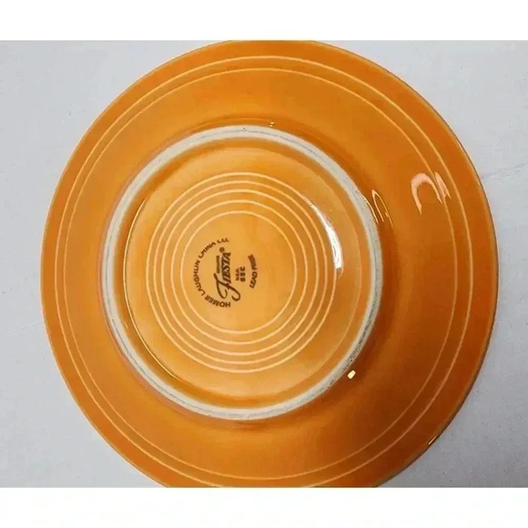 Lot- Fiesta Tangerine 2 Salad Plates - Picture 6 of 8